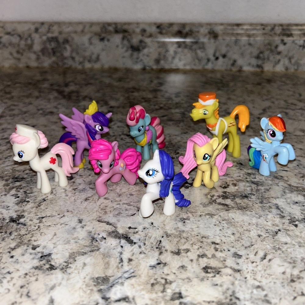 My Little Pony 2" Mini Blind Bag Lot Pinkie‎ Pie, Derpy, Rainbow Waves E1